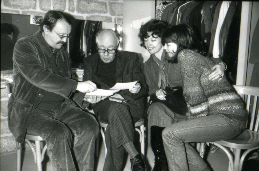 Marcel Cuvelier, Eugène Ionesco, Thérèse Quentin, Marie Cuvelier © Maki